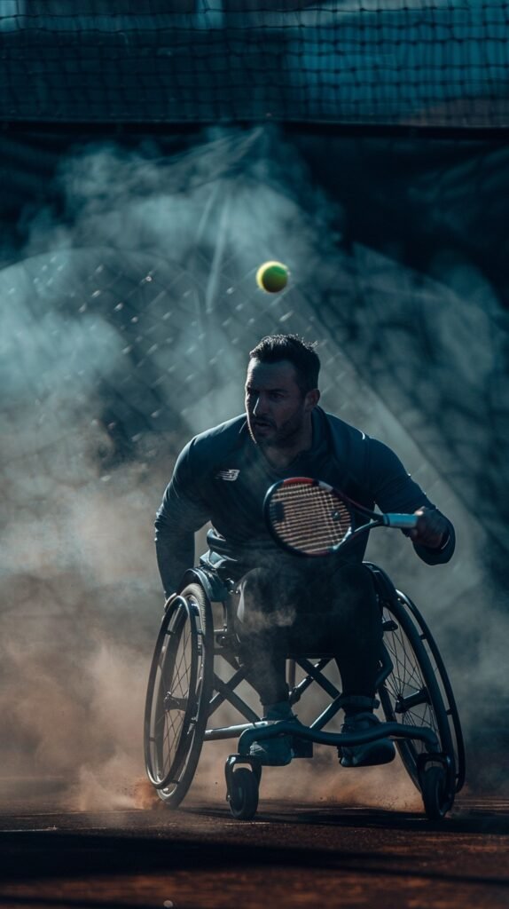 paralympics wheel chair tennis